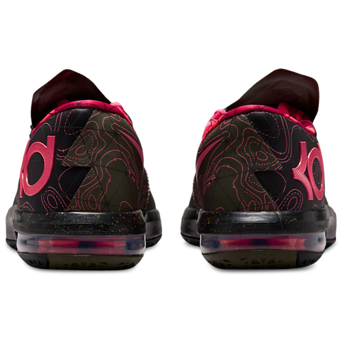 Big Kid's Nike KD 6 Meteorology (2026) Black/Atomic Red/Medium Olive/Noble Red IU1287-001