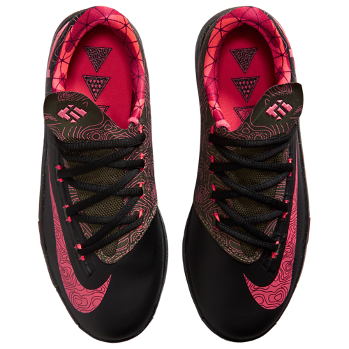 Big Kid's Nike KD 6 Meteorology (2026) Black/Atomic Red/Medium Olive/Noble Red IU1287-001