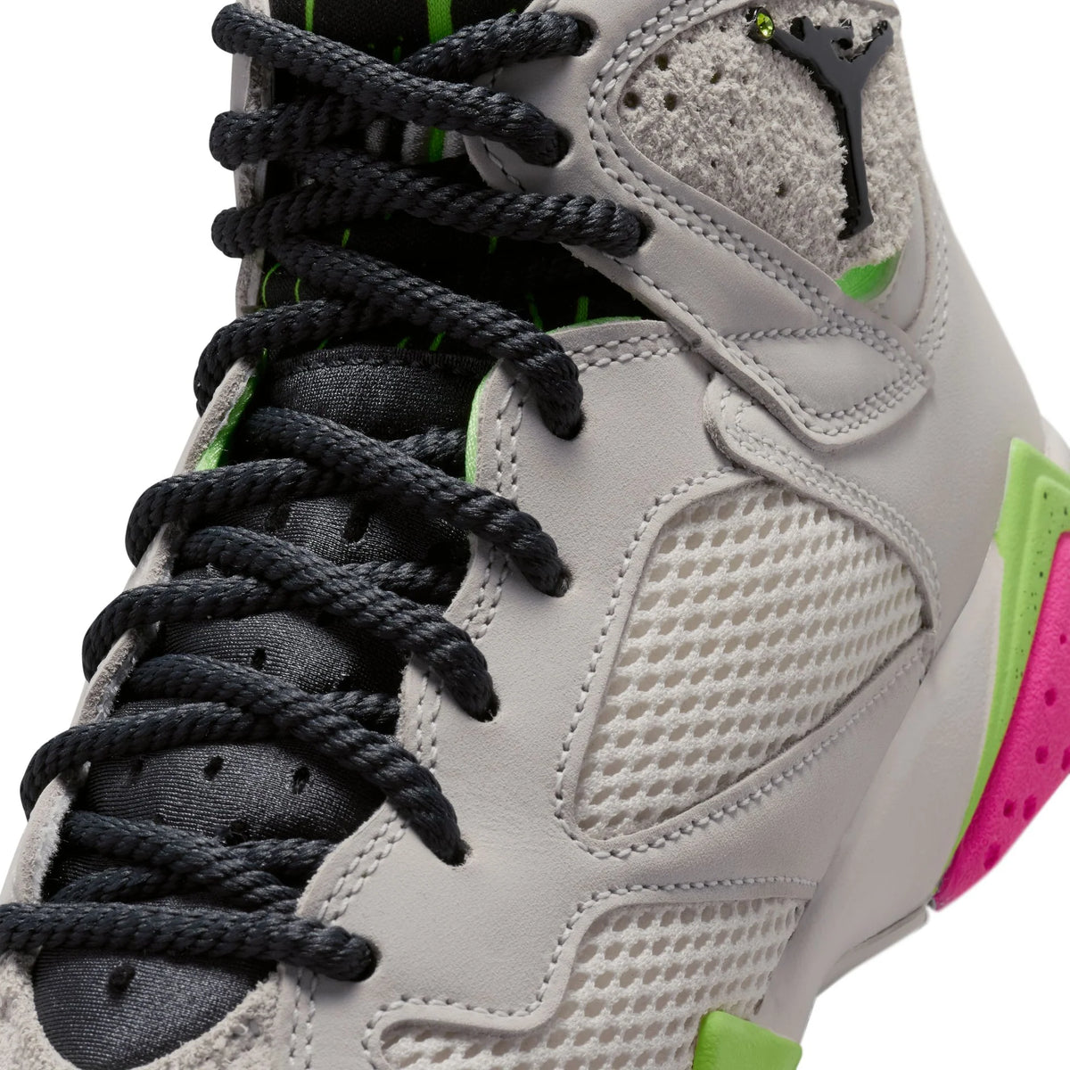 Big Kid's Air Jordan 7 "Tennis Day" Phantom/Lemon Twist-Pink Blast-Anthracite  IV6509-030