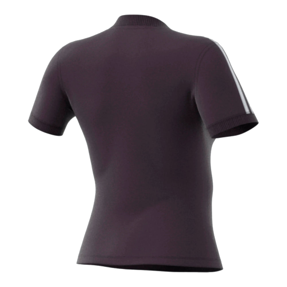 adidas Women's 3 Striped V-Neck Tee 3