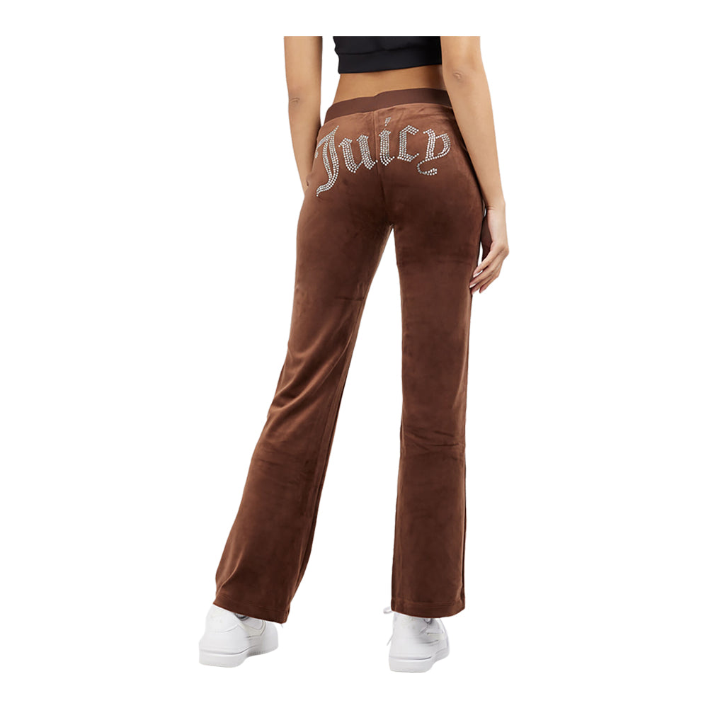 Juicy Couture Women's OG Big Bling Velour Track Pants 3