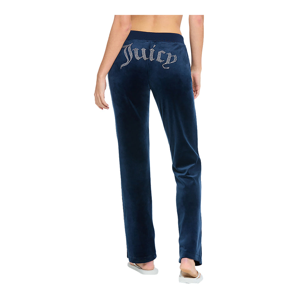 Juicy Couture Women's OG Big Bling Velour Track Pants 3
