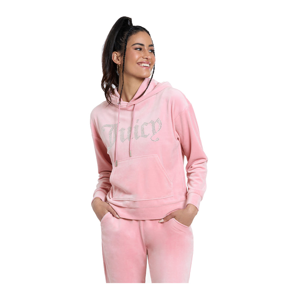 Juicy Couture Women's Oversized Bling Hoodie