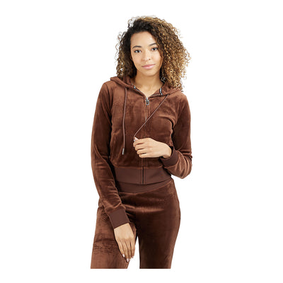 Juicy Couture Women's OG Big Bling Velour Hoodie 1