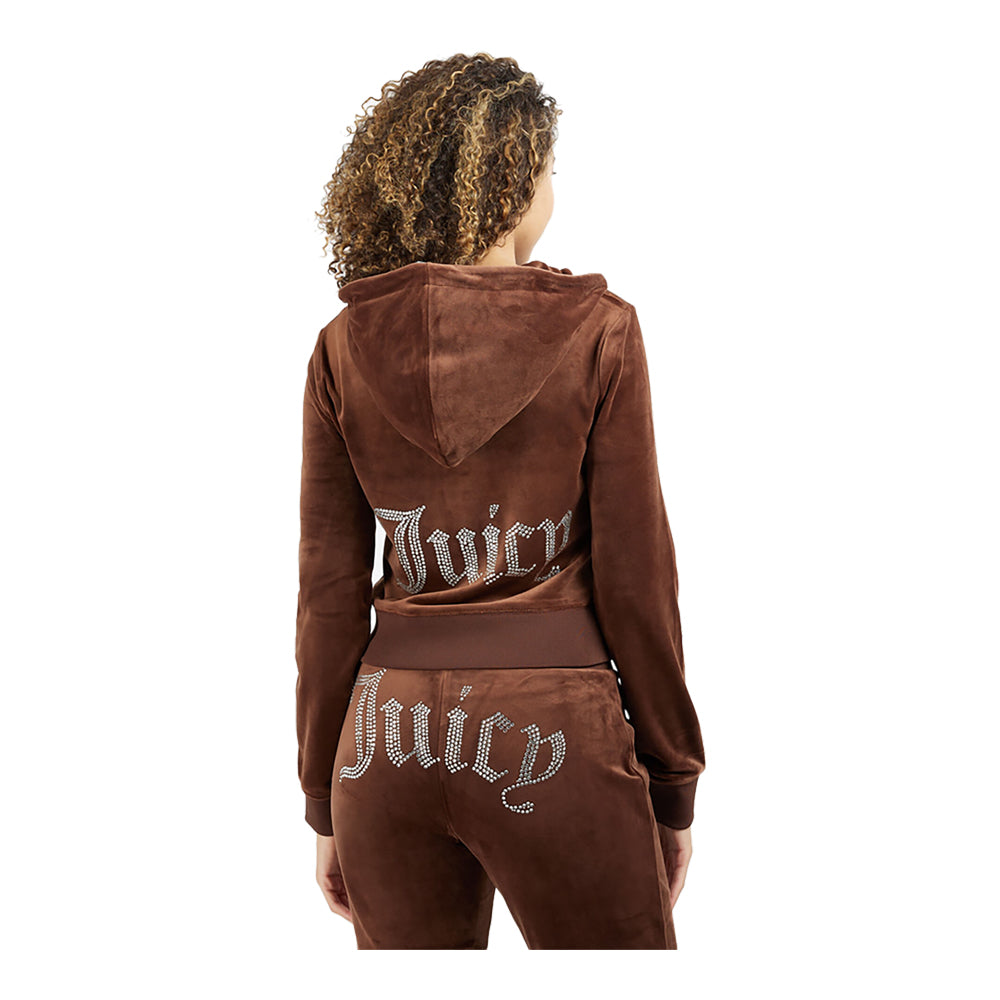 Juicy Couture Women's OG Big Bling Velour Hoodie 3
