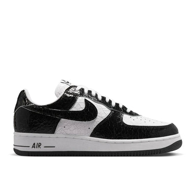 Men's Nike Air Force 1 '01 Cracked Leather Black/White JA0248-300