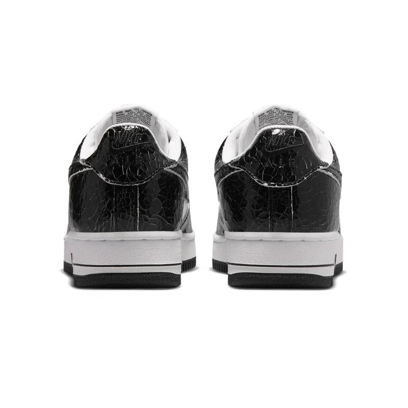 Men's Nike Air Force 1 '01 Cracked Leather Black/White JA0248-300