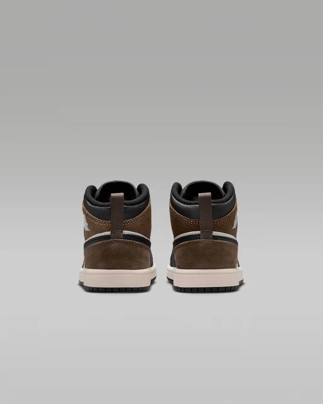 Little Kid's Air Jordan 1 Mid Black/Palomino/University Red/Phantom DQ8424-007