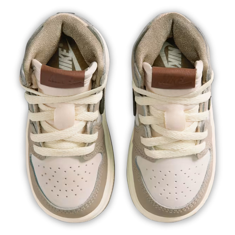 Air Jordan 1 Retro High OG Toddler Sneakers - Khaki