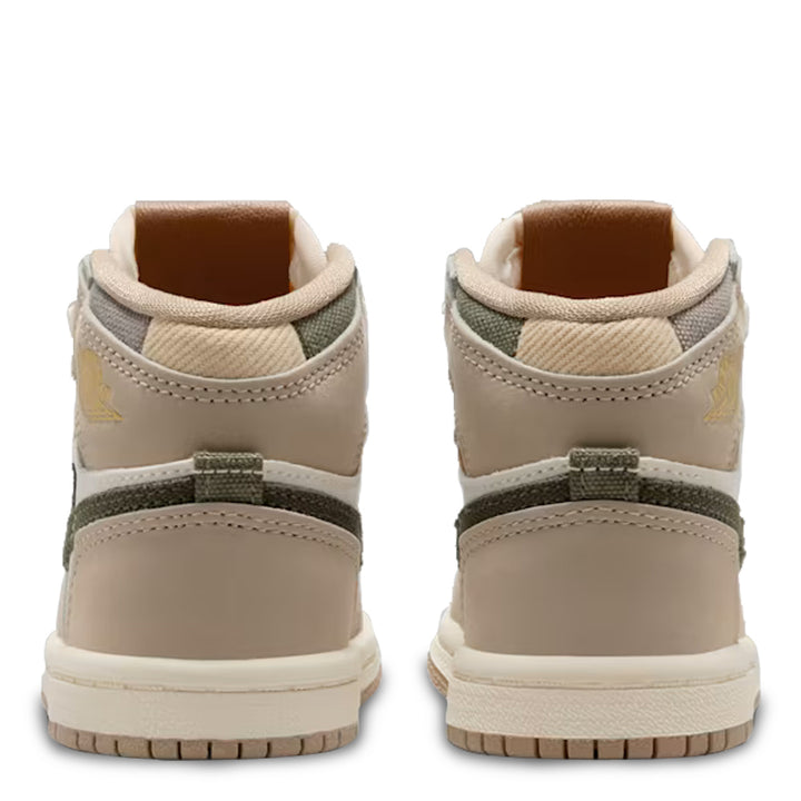 Air Jordan 1 Retro High OG Toddler Sneakers - Khaki
