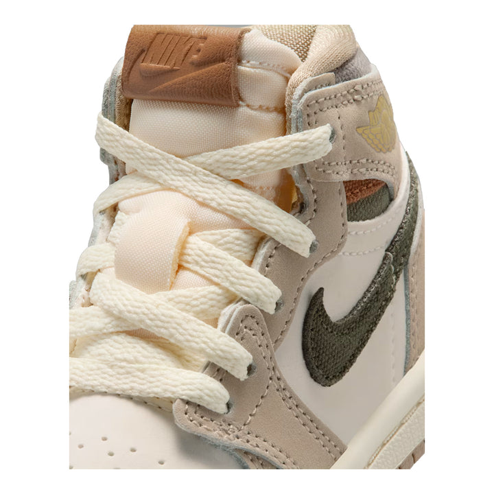 Air Jordan 1 Retro High OG Toddler Sneakers - Khaki