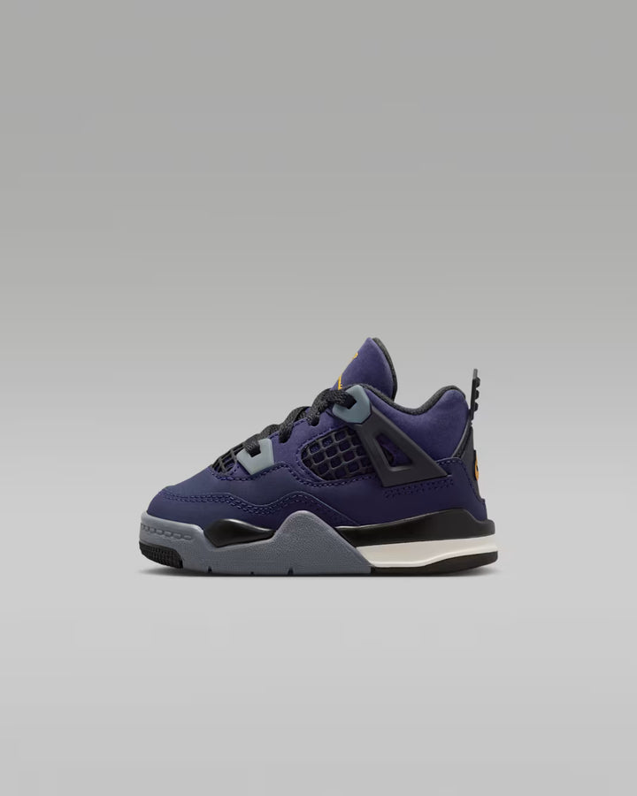Air Jordan 4 Retro Toddler Sneakers - Imperial Purple