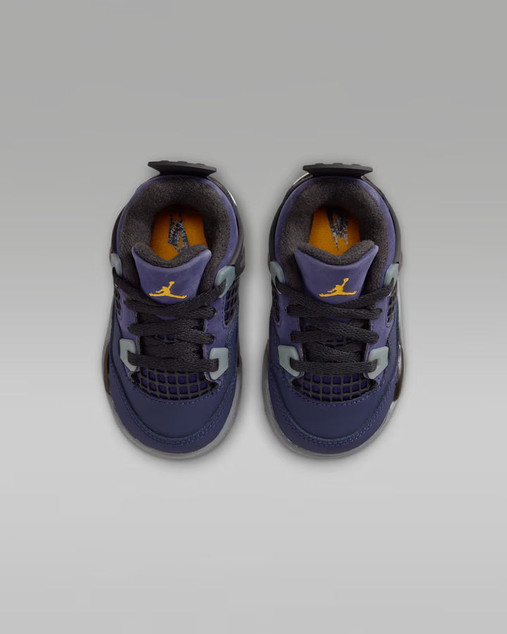 Air Jordan 4 Retro Toddler Sneakers - Imperial Purple