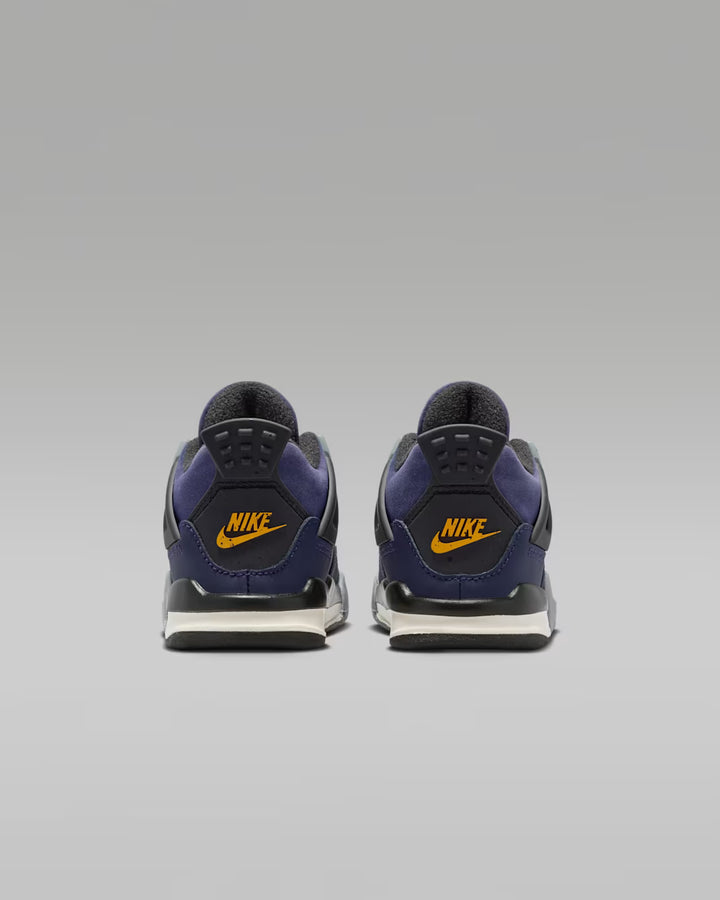 Air Jordan 4 Retro Toddler Sneakers - Imperial Purple
