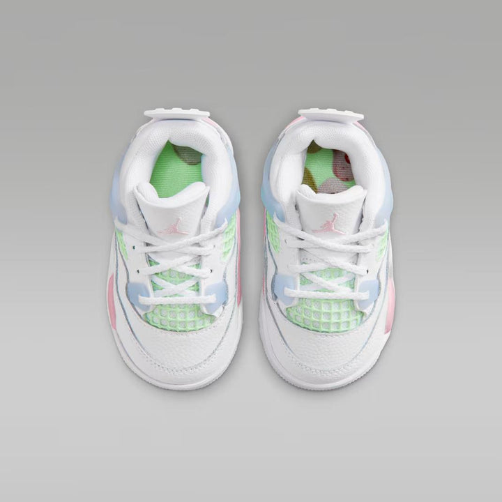 Toddler Jordan 4 Retro - Vapor Green &amp; Medium Soft Pink 7