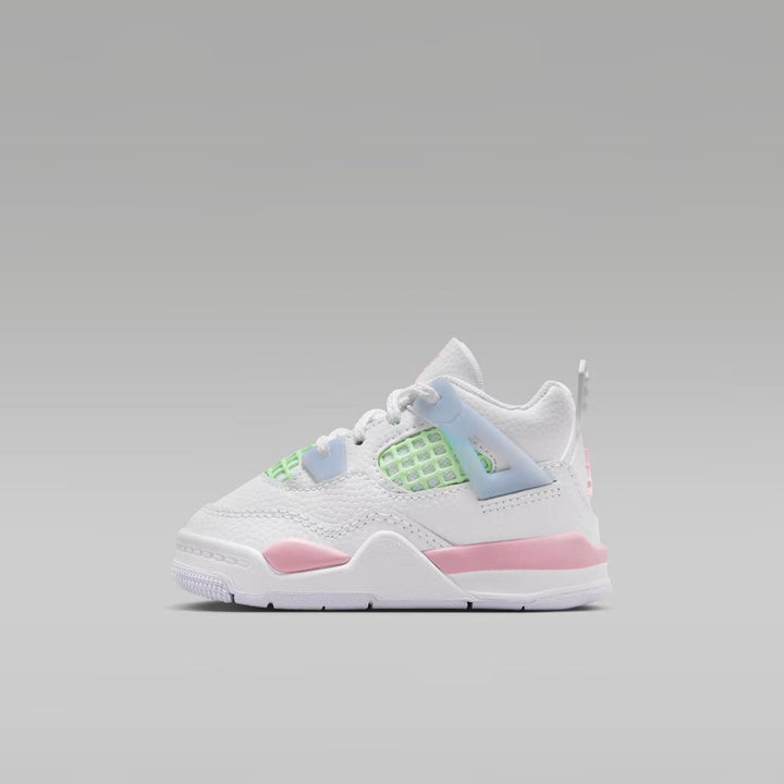 Toddler Jordan 4 Retro - Vapor Green &amp; Medium Soft Pink 2