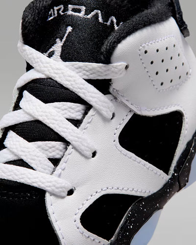 Toddler Air Jordan 6 Retro Oreo White/Black DV3606-108