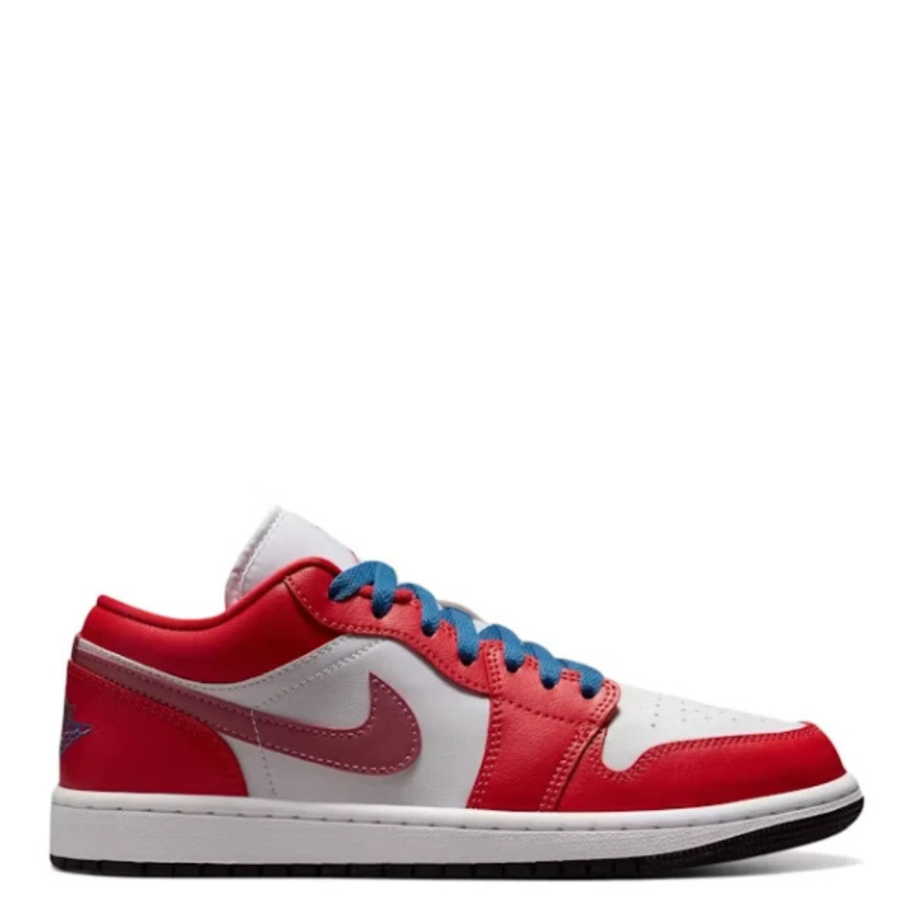 Women's Air Jordan 1 Low Track Red/White/Desert Berry/True Blue DC0774-608