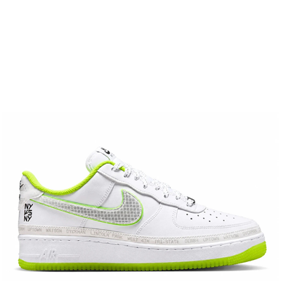 Men's Nike Air Force 1 Low “NY vs. NY” White/Hi-Vis Green IR1982-100