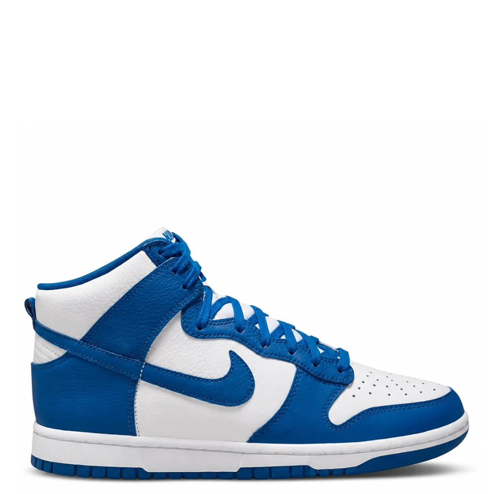 Men's Nike Dunk High Retro SE White/Team Royal/White HF3143-100