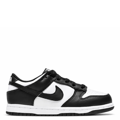 Little Kid's Nike Dunk Low Panda White/White/Black CW1588-100