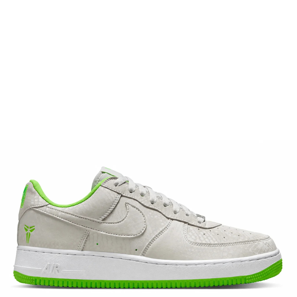 Men's Nike Kobe Air Force 1 Low Vast Grey/Electric Green/White IB0018-006