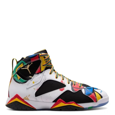 Men's Air Jordan 7 Retro Miro White/Metallic Gold/Sport Red/Varsity Royal IQ6573-100