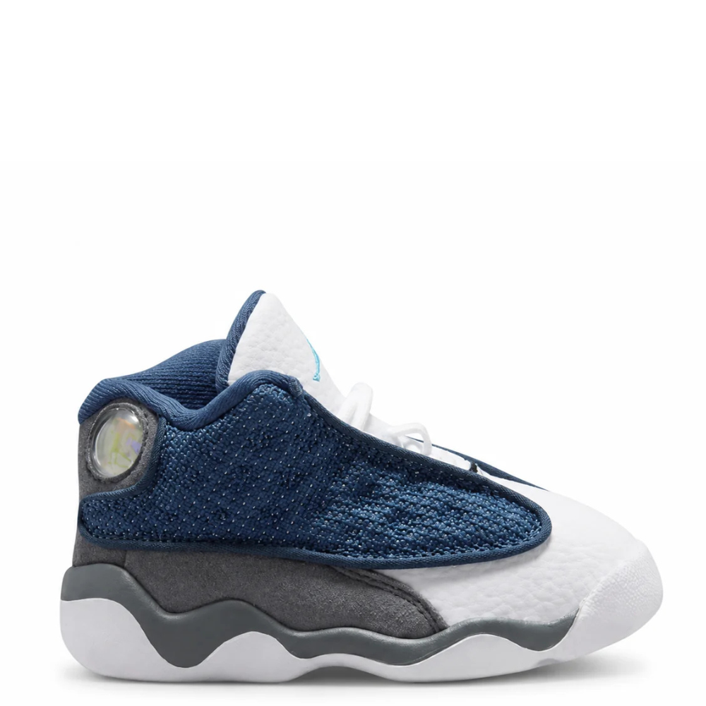 Toddler Air Jordan 13 Retro Flint Navy/University Blue-Flint Grey-White DJ3004-400