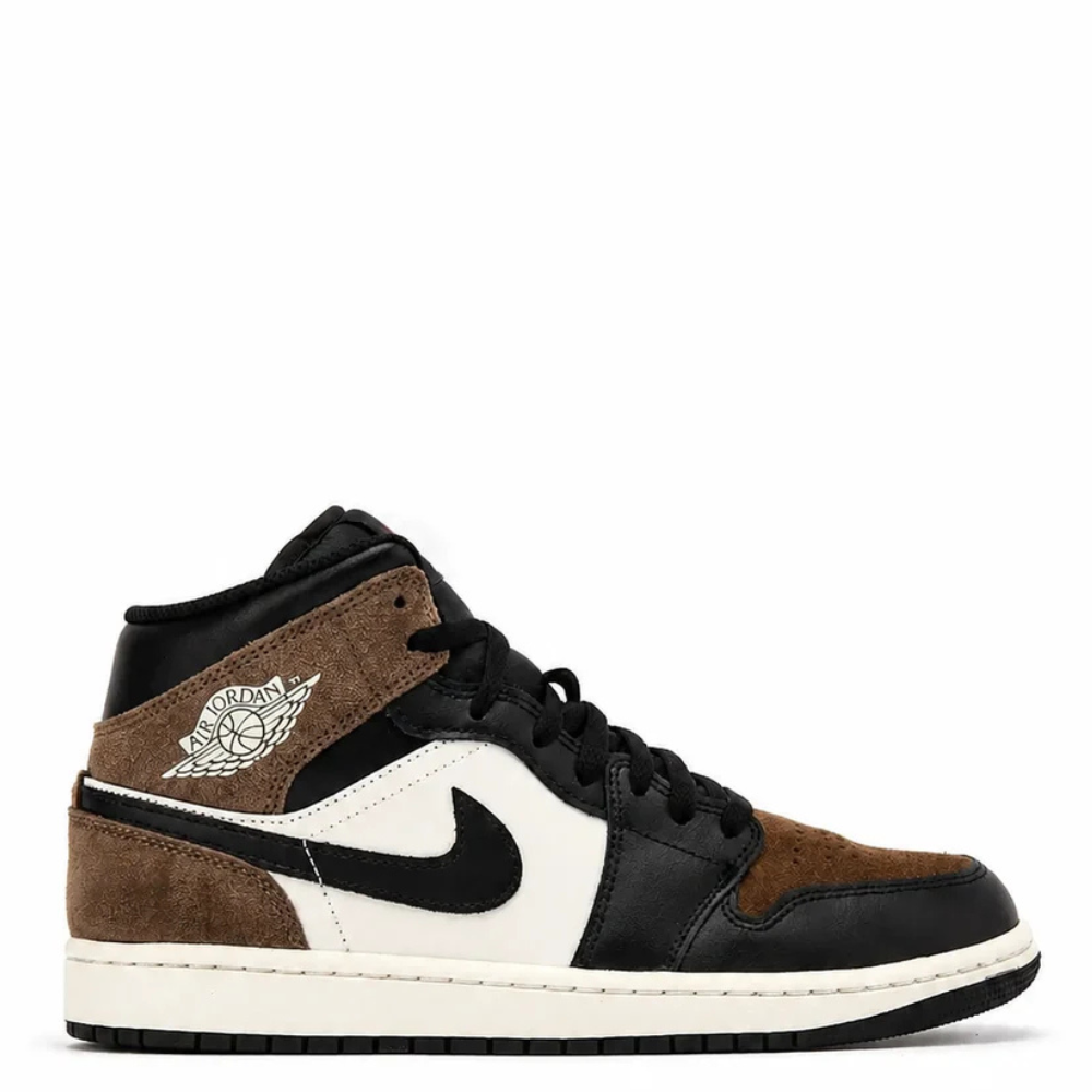 Men's Air Jordan 1 Mid Black/Palomino/University Red/Phantom DQ8426-007