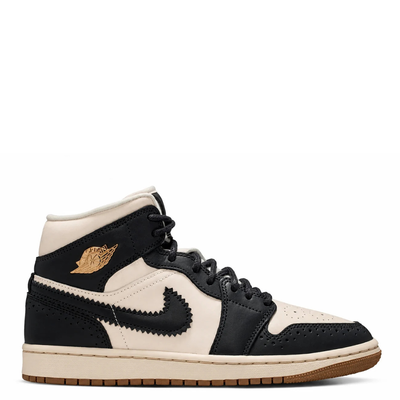 Women's Air Jordan 1 Mid SE Off Noir/Chalk/Pearl White IO0760-001
