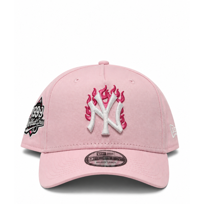 New Era New York Yankees Pink Flame 1999 World Series 9FORTY A-Frame Adjustable Cap