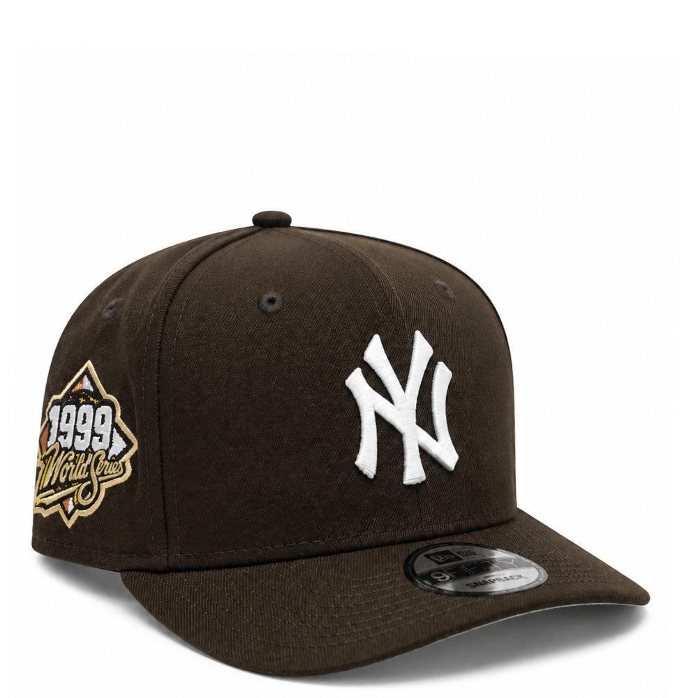 New Era New York Yankees Brown 1999 World Series 9FIFTY A-Frame Adjustable Cap