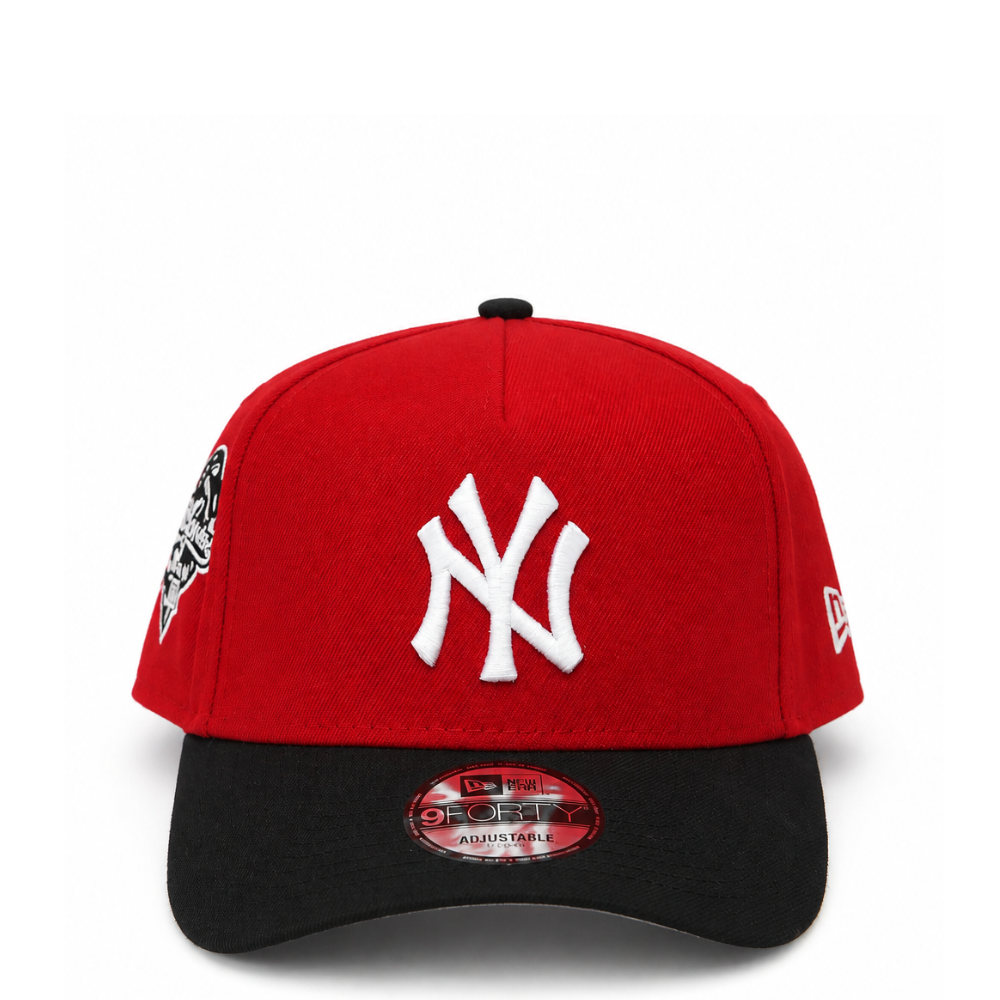 New Era New York Yankees "Red & Black" World Series 9FORTY A-Frame Adjustable Cap.