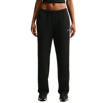 Nike Studio Fleece Lightweight "French Terry" Women's Mid-Rise Open-Hem Pants