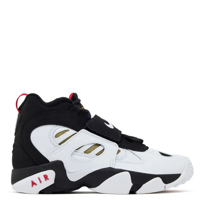 Men's Nike Air Diamond Turf II Black/White-Metallic Gold-Varsity Red II7080-001