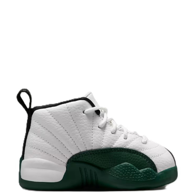 Toddler Air Jordan 12 Retro Bucks Summit White/Gorge Green-Black-Fierce Purple 850000-103