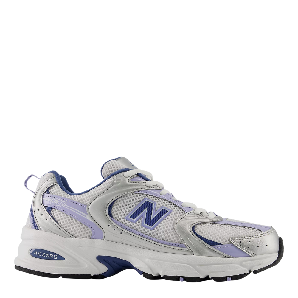 New Balance Unisex 530 Shoes - Silver Metallic &amp; Magic Blue 1