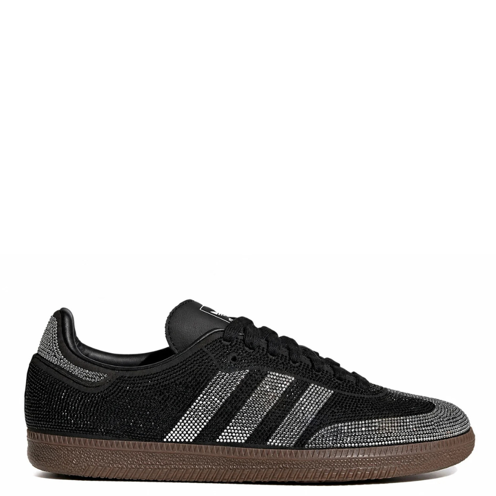 Women's Adidas Samba OG Rhinestone Core Black/Core Black/Dark Gum IH9052