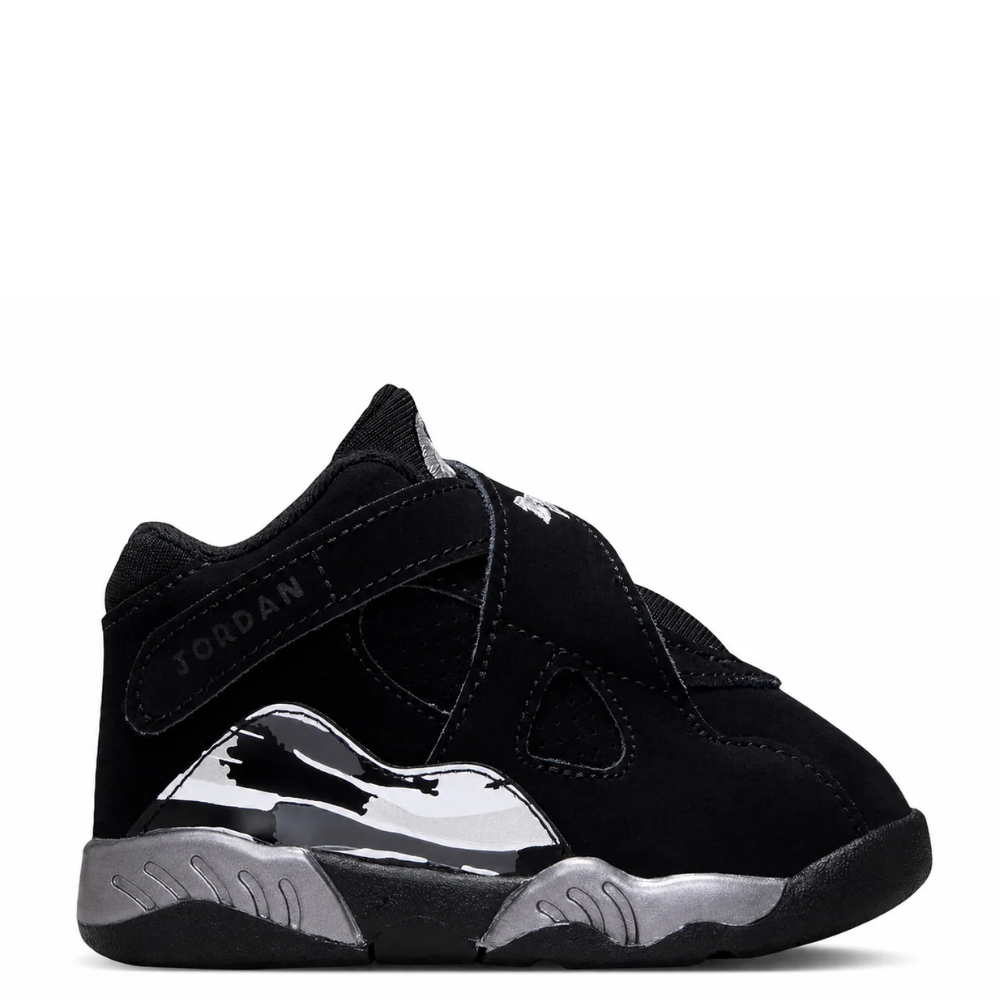Toddler's Air Jordan 8 Retro Chrome Black/Chrome 305360-007