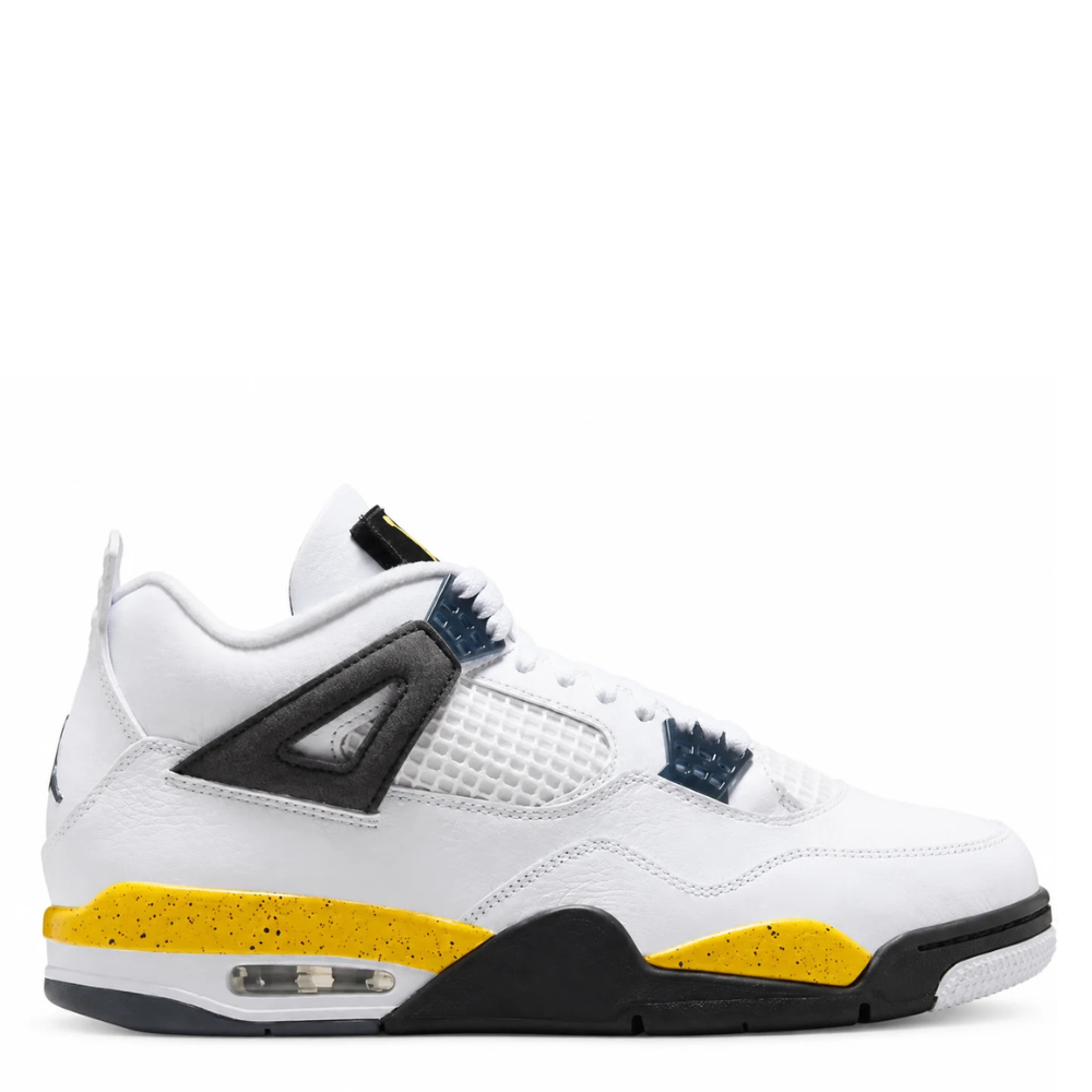 Men's Air Jordan 4 Retro Rare Air Tour Yellow White/Tour Yellow/Dark Blue Grey/Black IO2463-102