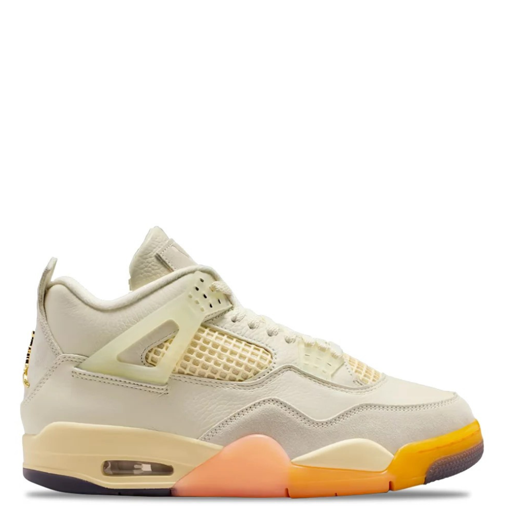Women's Air Jordan 4 Retro Birds of Paradise Coconut Milk/Metallic Gold/Muslin/Bright Mango/Sundial/Black HV0823-101