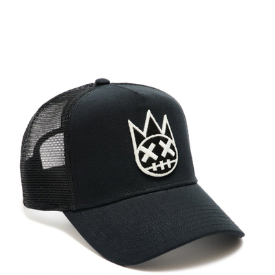 Men's Cult Of Individuality White Clean Logo Mesh Back Trucker Hat