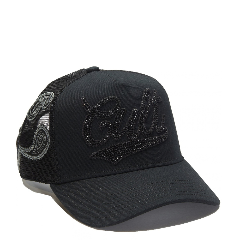 Men's Cult Of Individuality Paisley Shimuchan Logo Mesh Back Trucker Hat