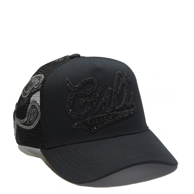 Men's Cult Of Individuality Paisley Shimuchan Logo Mesh Back Trucker Hat