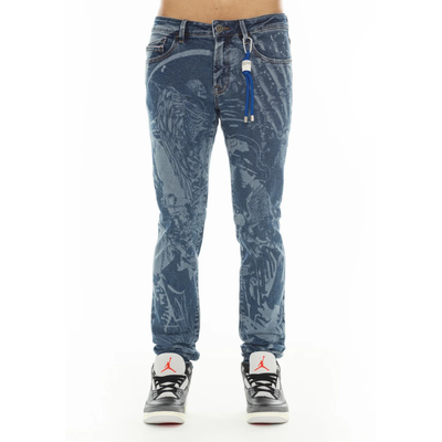 Men's Cult Of Individuality Rocker Slim 602 Jeans in Angels Laser