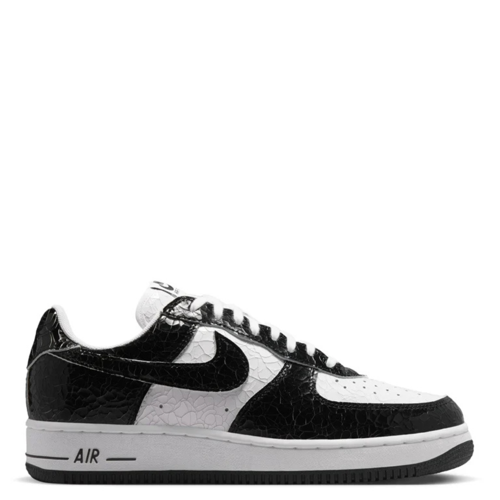 Men's Nike Air Force 1 '01 Cracked Leather Black/White JA0248-300