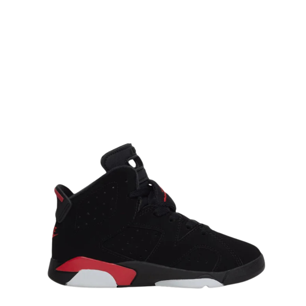 Little Kid's Jordan 6 Retro Infrared - Black & Light Crimson 1
