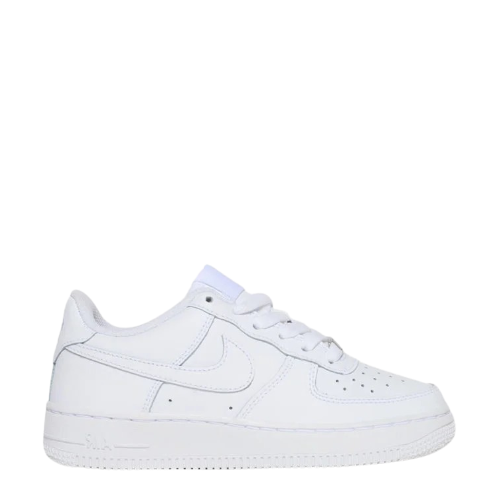 Big Kid's Air Force 1 LE Shoes - White 1