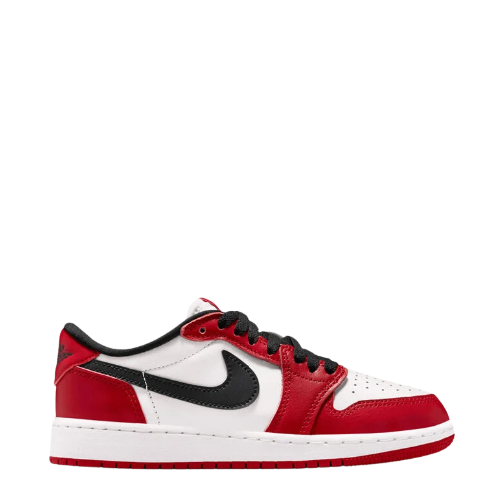 Big Kid's Air Jordan 1 Retro Low - Varsity Red & Summit White 1