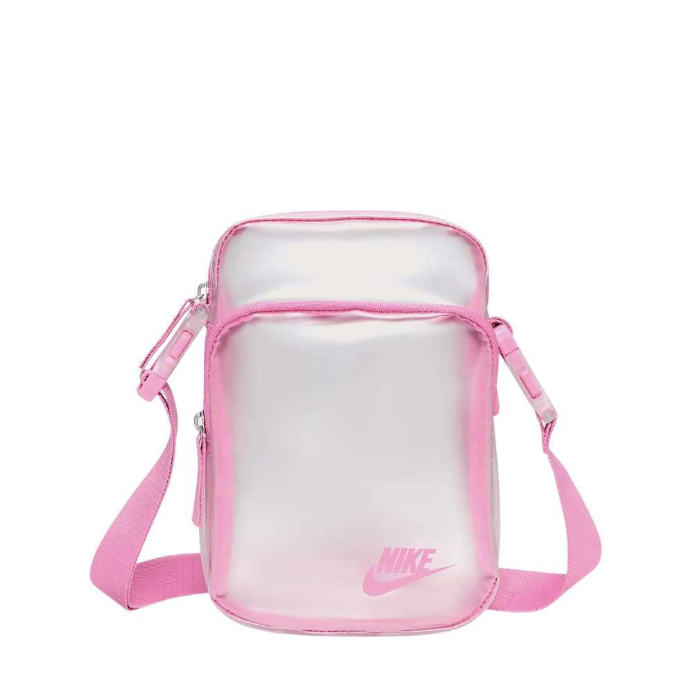 Nike Heritage Crystal Clear Crossbody Bag - Clear &amp; Magic Flamingo 1